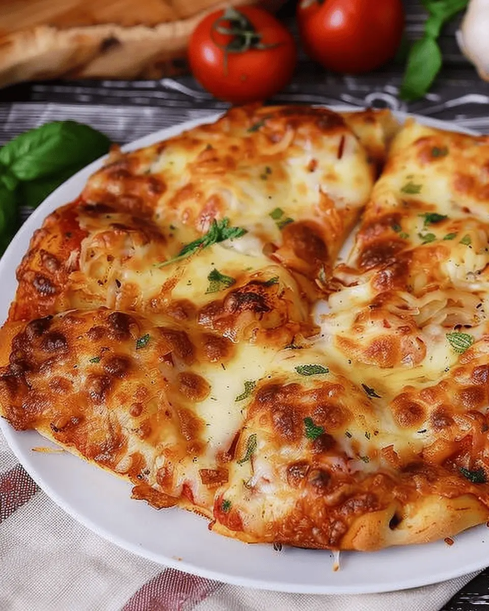 Air Fryer Bubble-Up Pizza Bake: Easy Turkey Bacon Delight