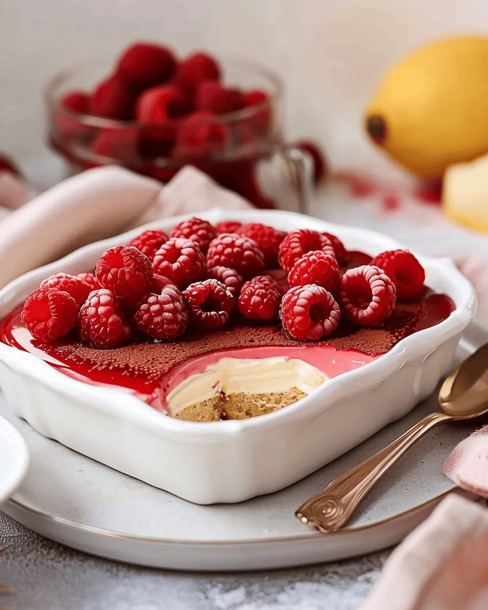 Raspberry Tiramisu: A Blissful Twist on the Classic Dessert