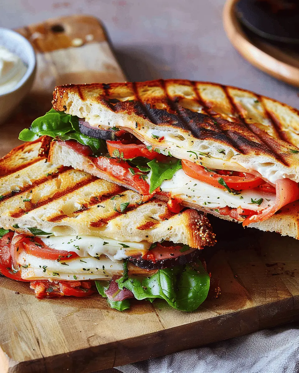 Panini Sandwich Recipes: Easy Turkey Bacon and Chicken Ham Combos