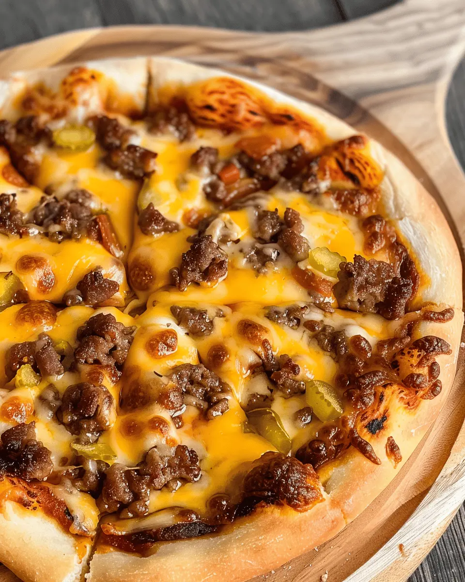 Air Fryer Cheeseburger Pizza: The Easy Indulgence You Crave