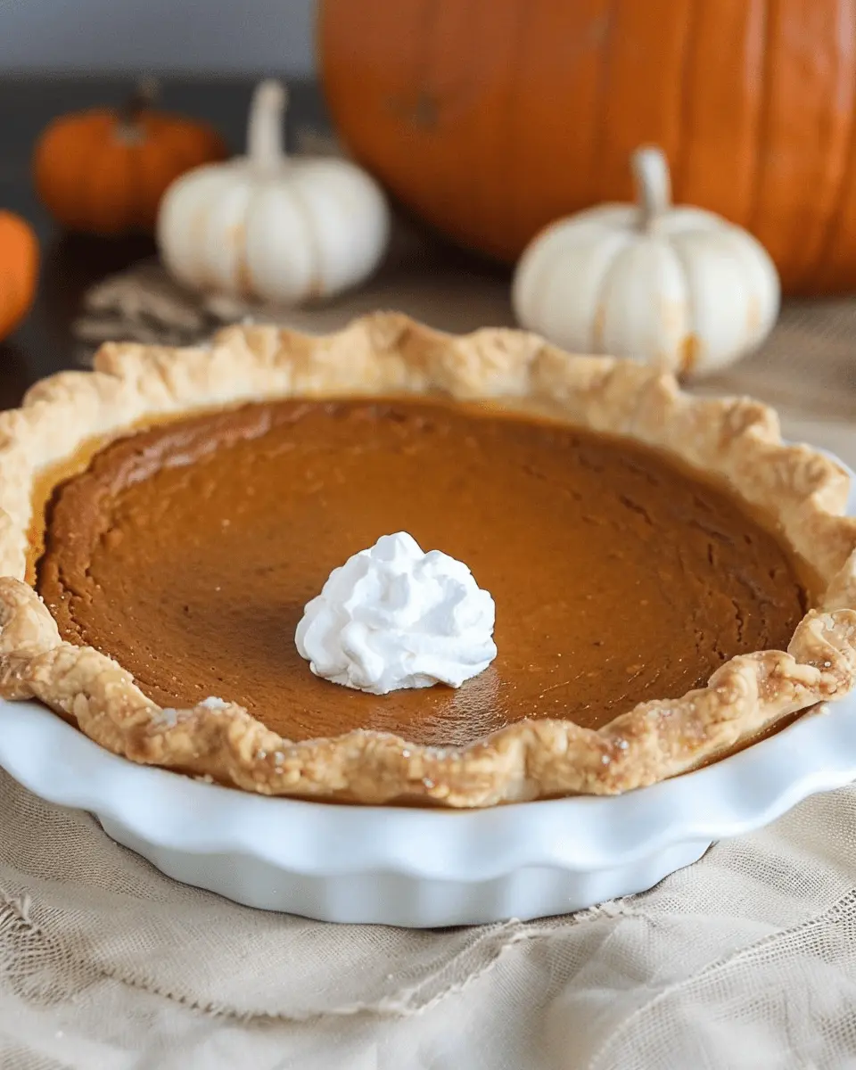 Super Easy Pumpkin Pie Recipe: A Delicious Twist for Fall