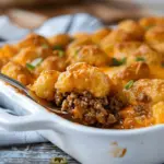 Tater Tot Casserole with Ground Beef