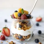 Fruit and Yogurt Parfait with Granola