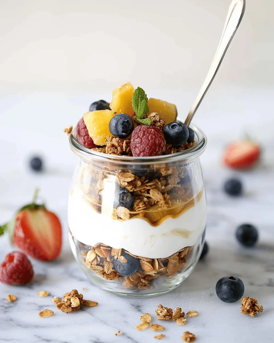 Fruit and Yogurt Parfait with Granola: A Joyful Morning Treat