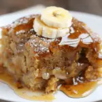 Sticky Banana Bread Pudding Cake