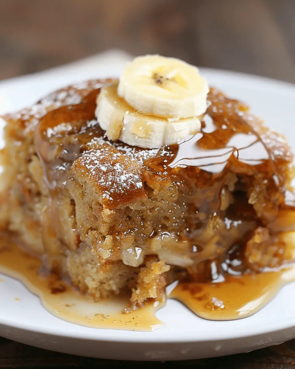 Sticky Banana Bread Pudding Cake: The Ultimate Indulgent Dessert