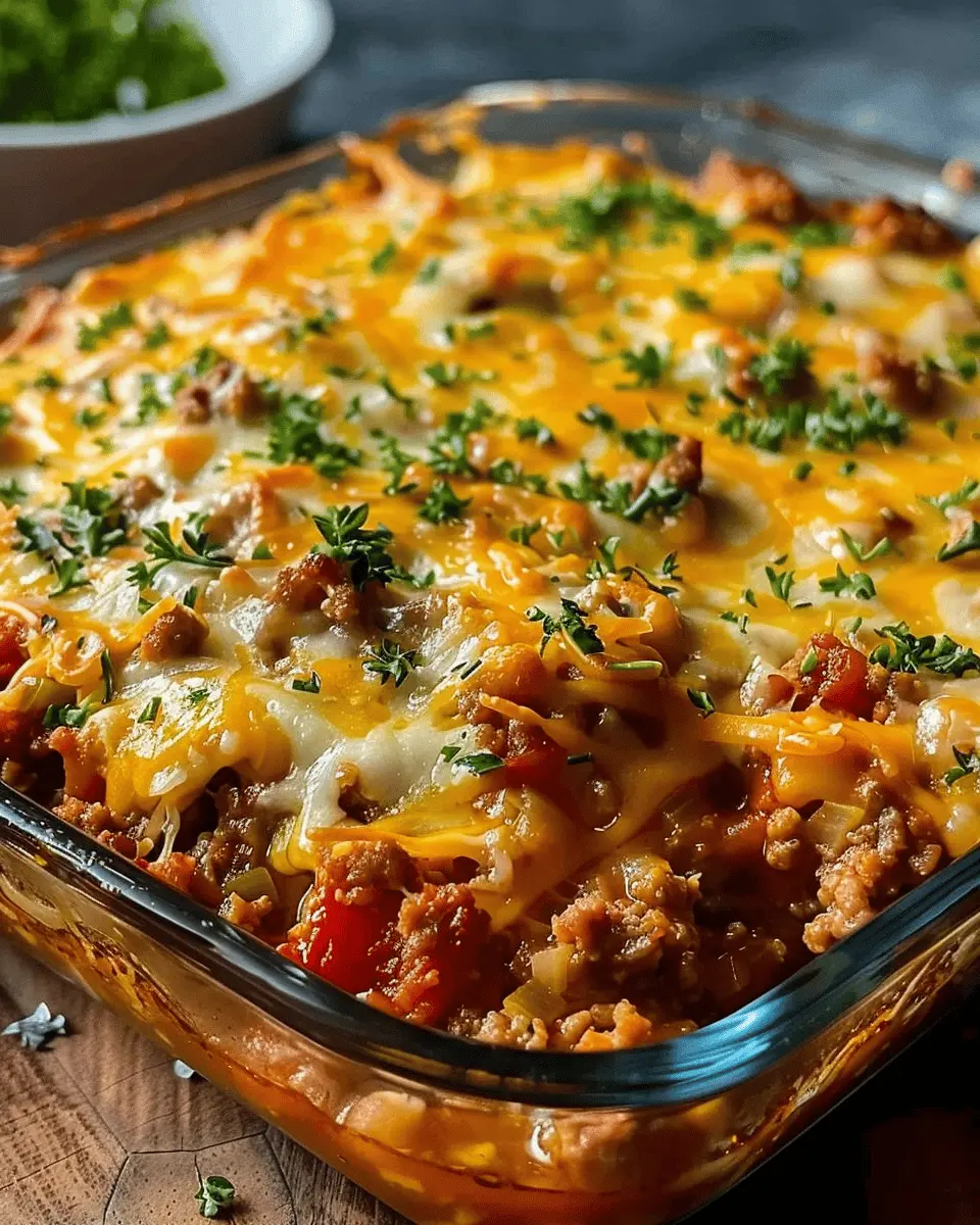 Grandma’s Ground Beef Casserole Recipe: Easy Comfort Food Delight