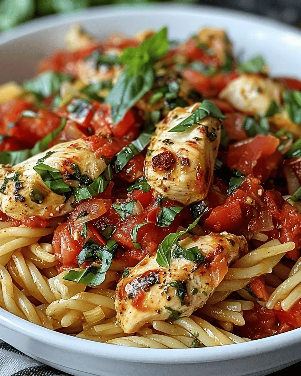 Cook Perfect Bruschetta Chicken Pasta for a Flavorful Feast