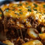 Cheesy Ground Beef and Potatoes