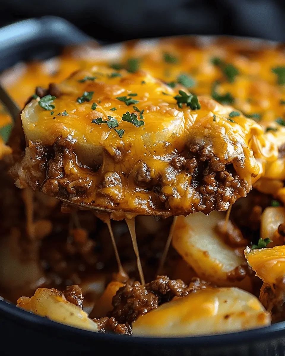 Cheesy Ground Beef and Potatoes: Easy Comfort Food Delight