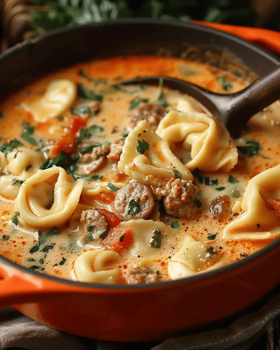 Creamy Sausage Tortellini Soup: A Cozy Weeknight Delight