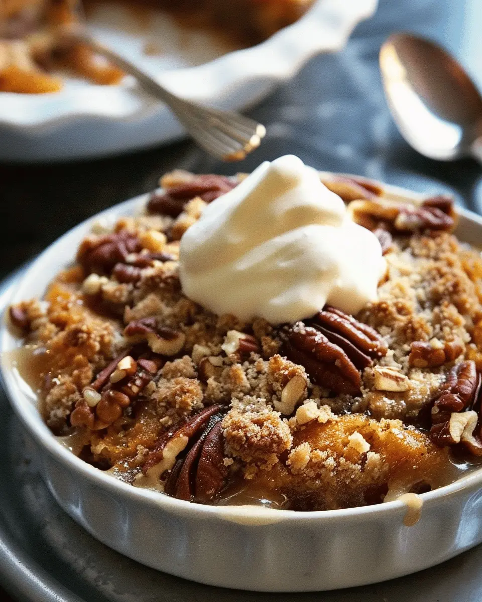Pumpkin Pecan Cobbler: The Best Comfort Dessert for Fall
