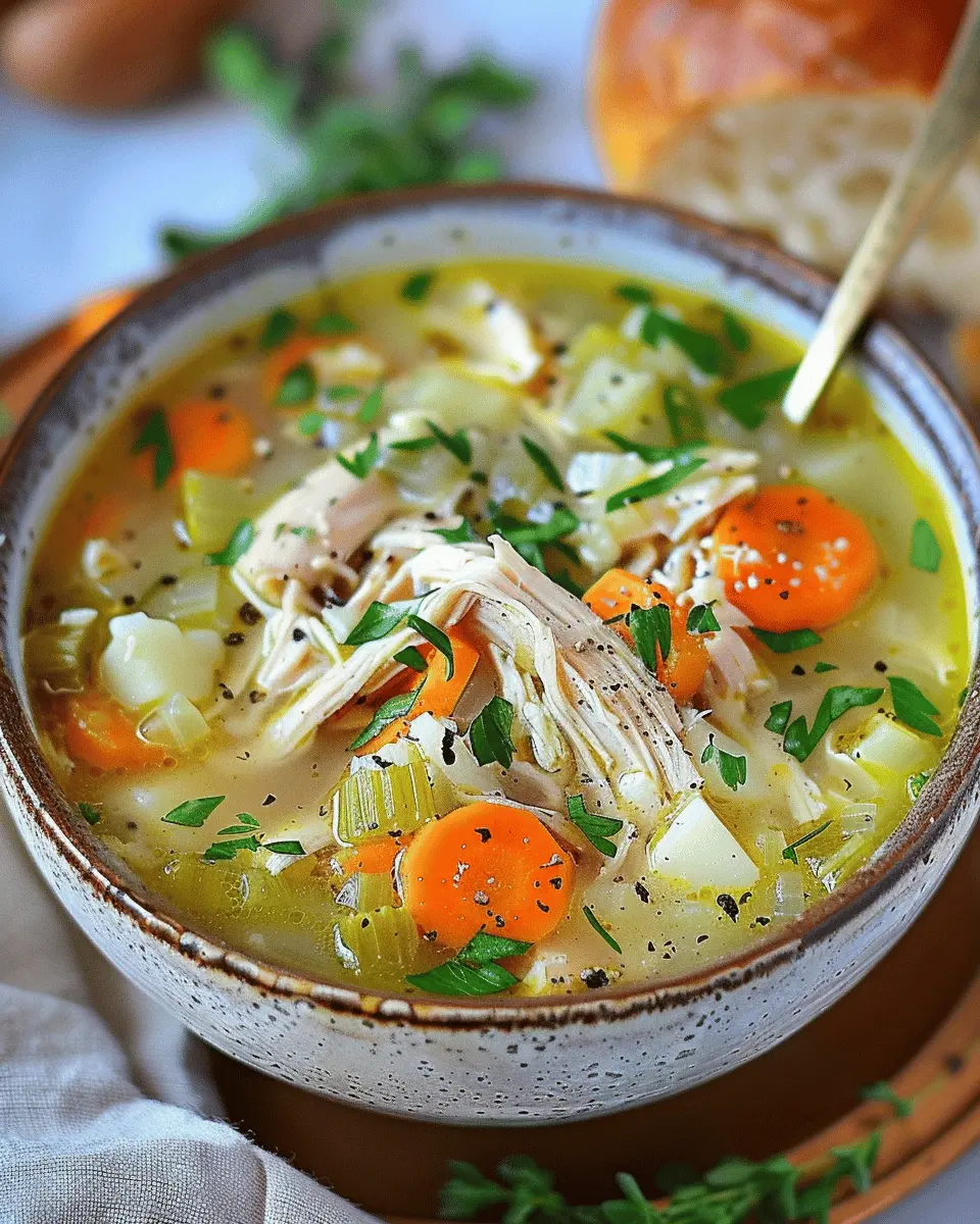 Healing Chicken Soup: Nourish Your Body and Soul with Ease