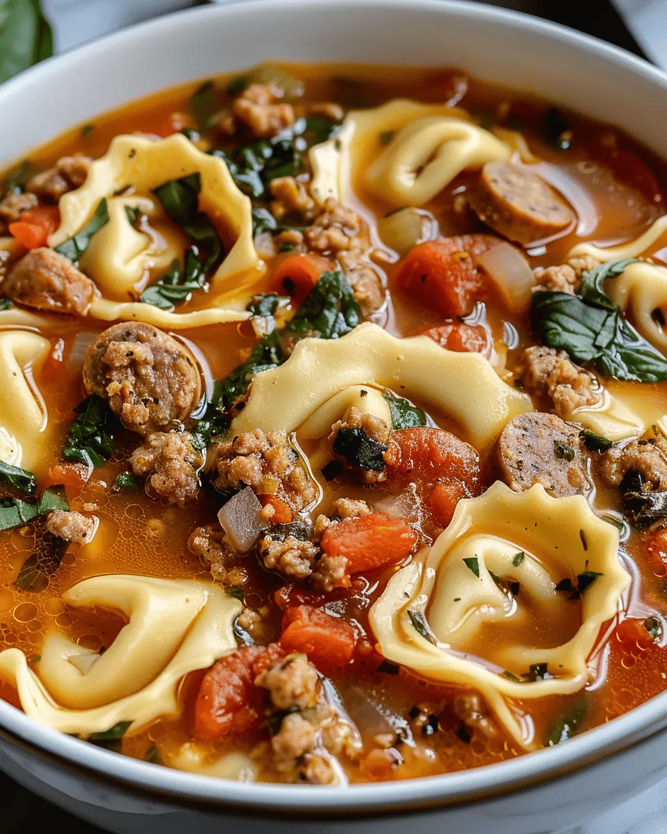 Italian Sausage Tortellini Soup Recipe: Easy Comfort in a Bowl