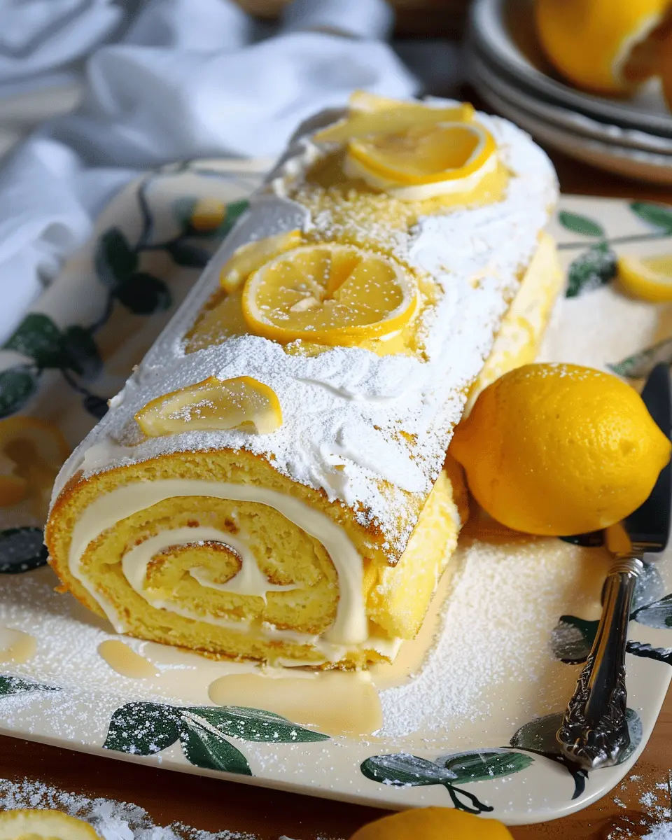 Lemon Swiss Roll: The Best Refreshing Dessert for Home Cooks