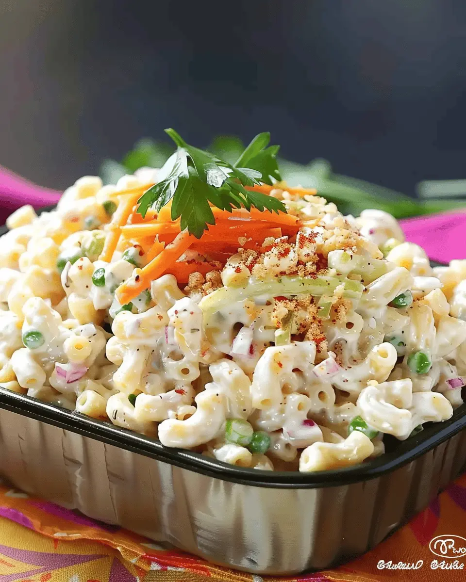 Ono Hawaiian BBQ Macaroni Salad Recipe