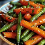 Honey Glazed Carrots & Green Beans