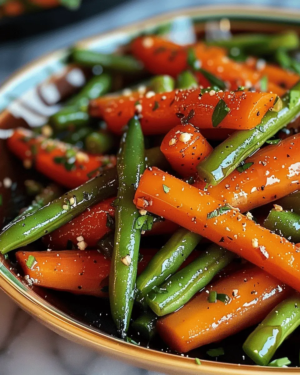 Honey Glazed Carrots Green Beans Recipe: Easy and Delicious Side Dish