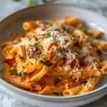 Easy and Creamy Tomato Garlic Pasta Recipe