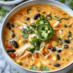 Creamy Chicken Enchilada Soup to Save Dinner Tonight