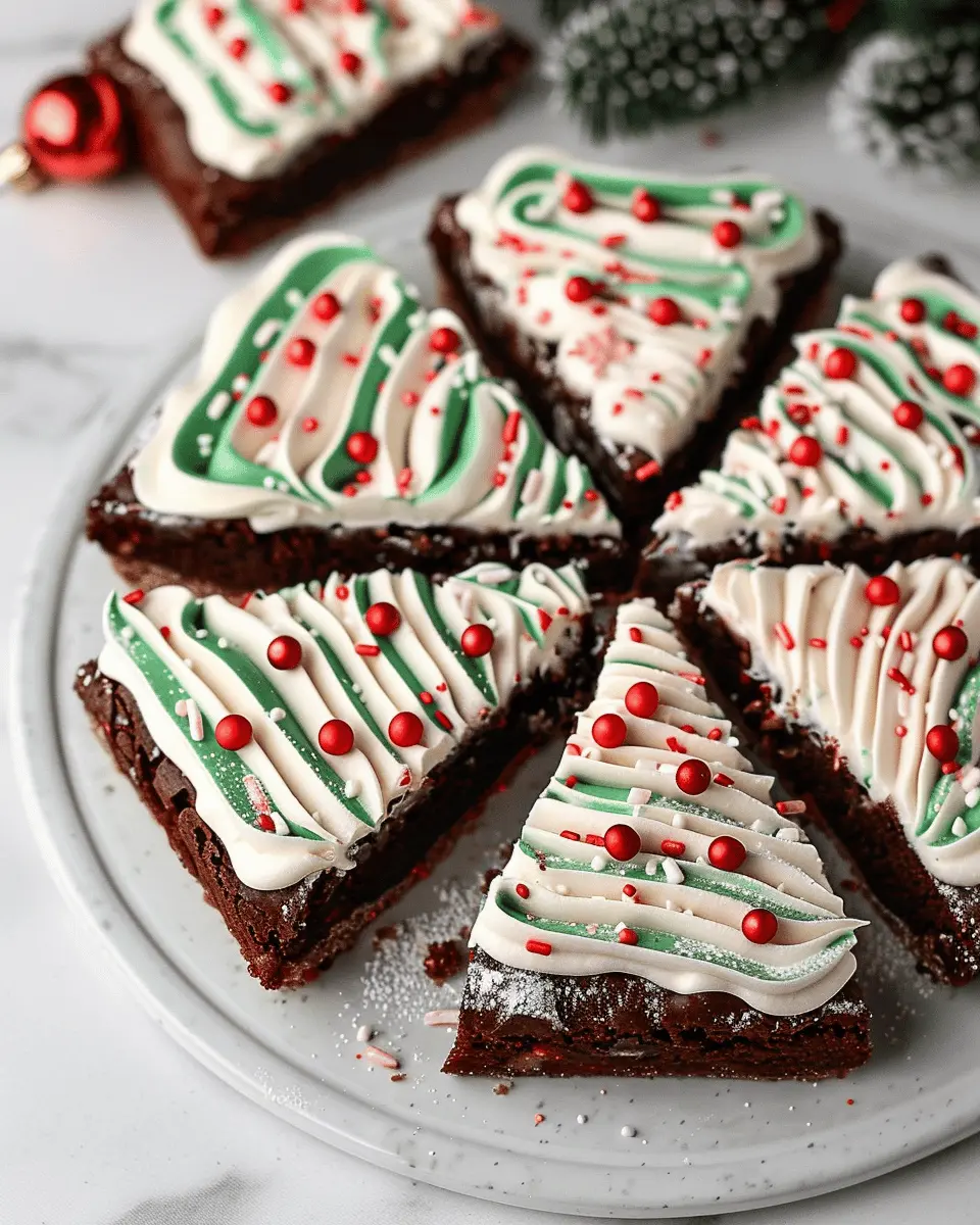 Frosted Christmas Brownies: The Best Indulgent Treat for Your Holiday Table