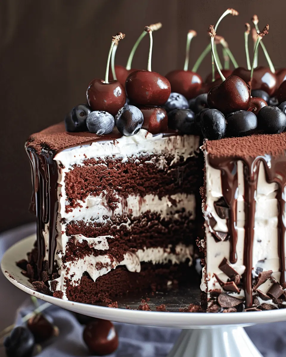 Elegant and Decadent Black Forest Cake: A Joyful Homemade Delight