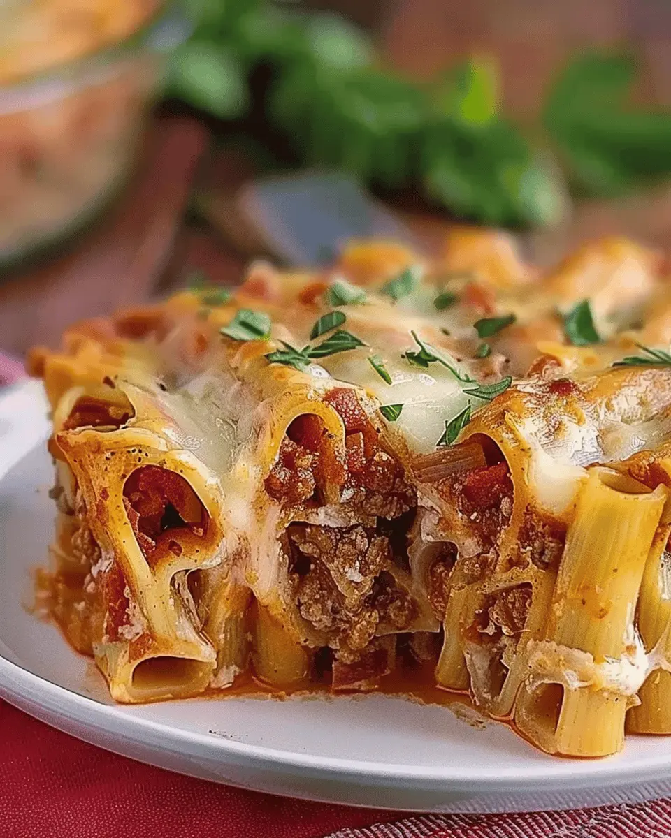 Baked Ziti with Ground Beef: Easy, Cheesy Comfort Food Delight