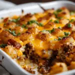 Cheesy Cheeseburger Tater Tot Casserole