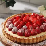 Strawberry Custard Tart