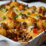 Cheesy Cheeseburger Tater Tot Casserole Recipe