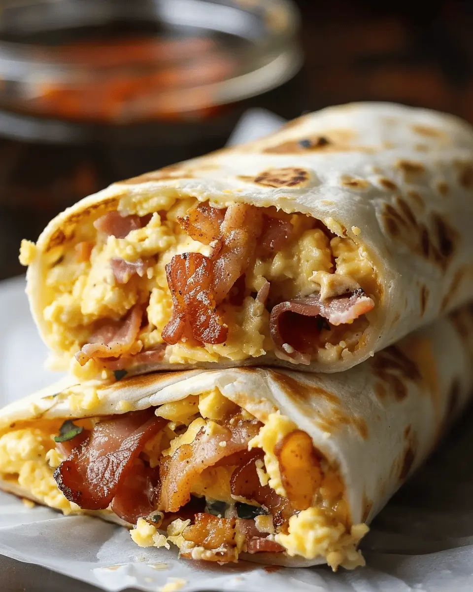 Turkey bacon breakfast burrito recipe: Easy and delicious twist
