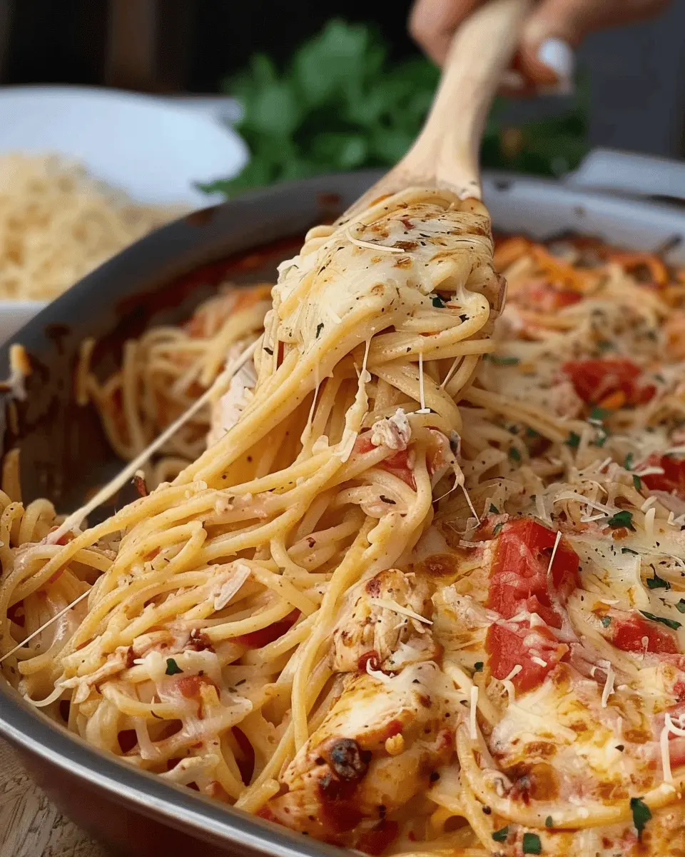 Chicken Spaghetti: Easy and Delicious with Turkey Bacon Twist
