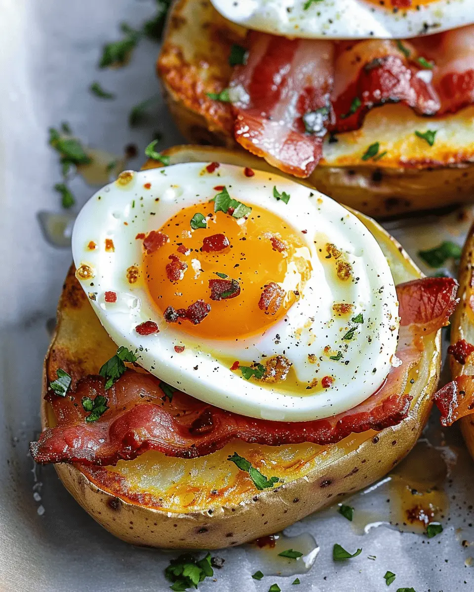 Double Baked Turkey Bacon Egg Potatoes: A Cozy Comfort Dish