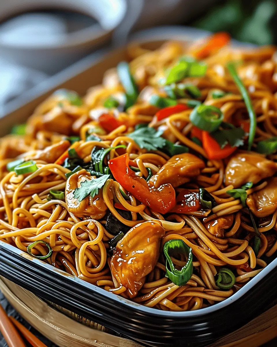 Chicken Chow Mein: Easy Recipe for a Flavorful Homemade Meal