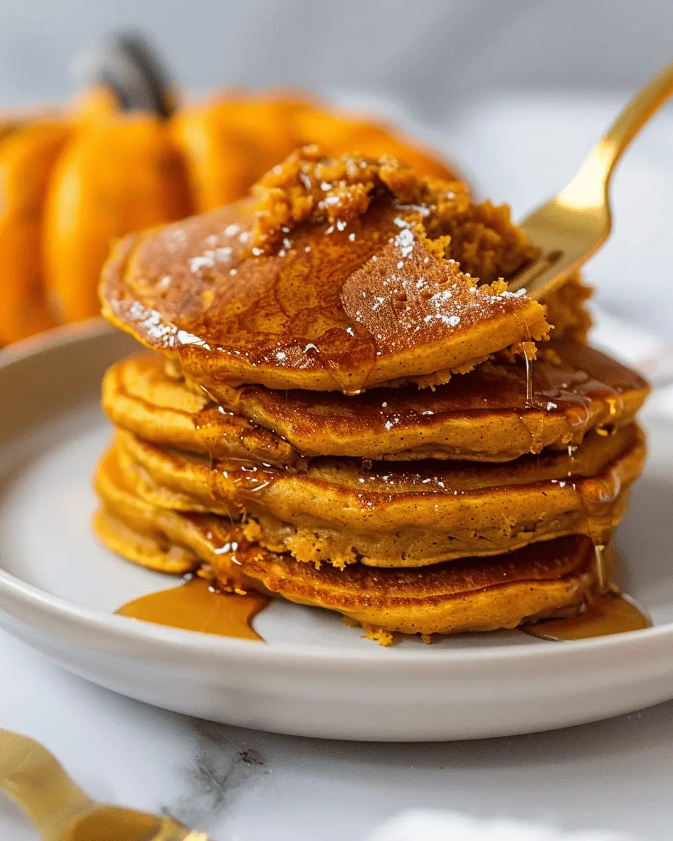 Quick Pumpkin Pancakes: Easy Recipe with Pancake Mix and Turkey Bacon