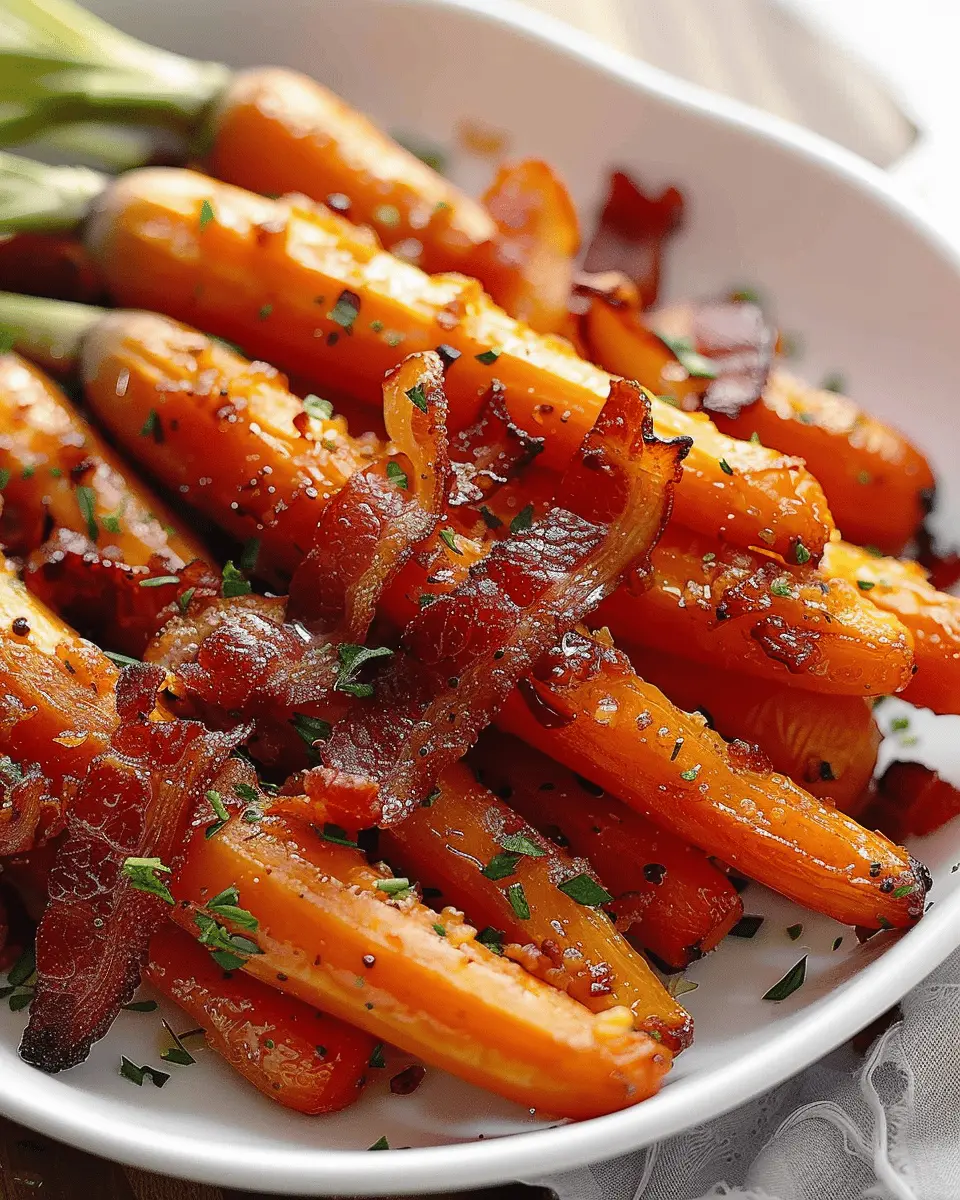 Maple Bacon Carrots and Turkey Bacon: A Sweet Savory Delight