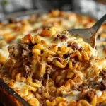 Cheesy Hamburger Casserole Bake