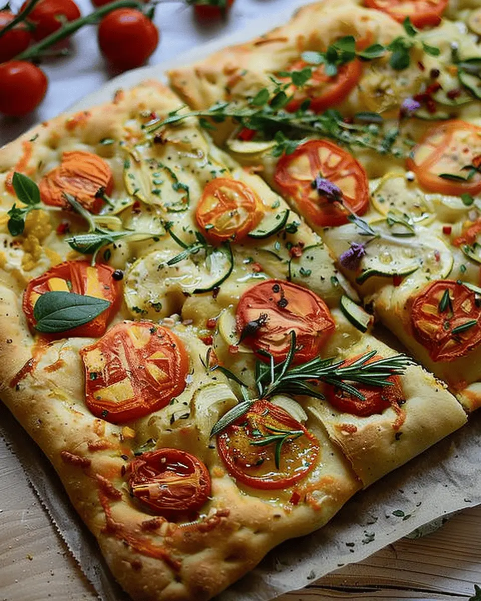 Floral veggie focaccia: Easy recipe to impress your guests