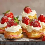 Strawberry Cream Puffs