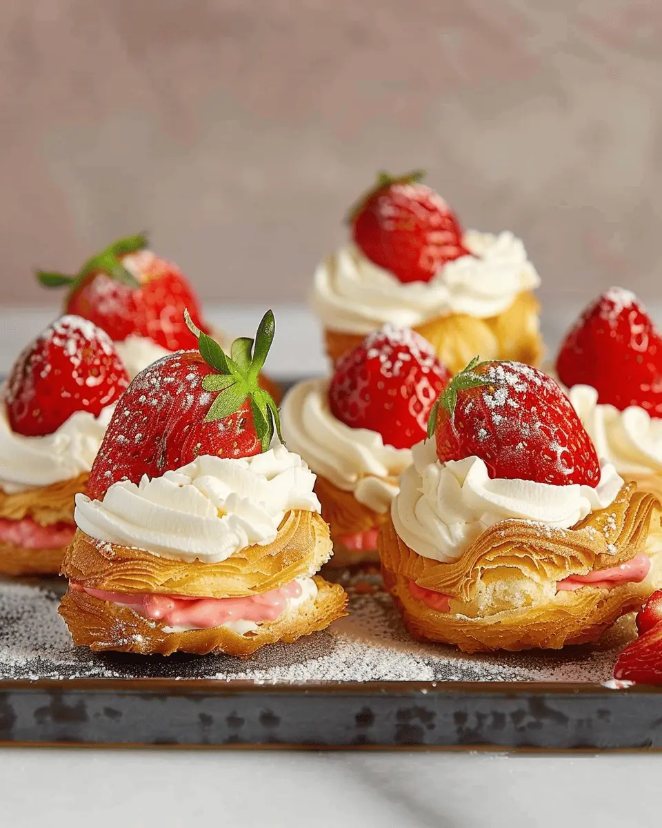 Strawberry Cream Puffs: A Delightful Homemade Treat to Enjoy