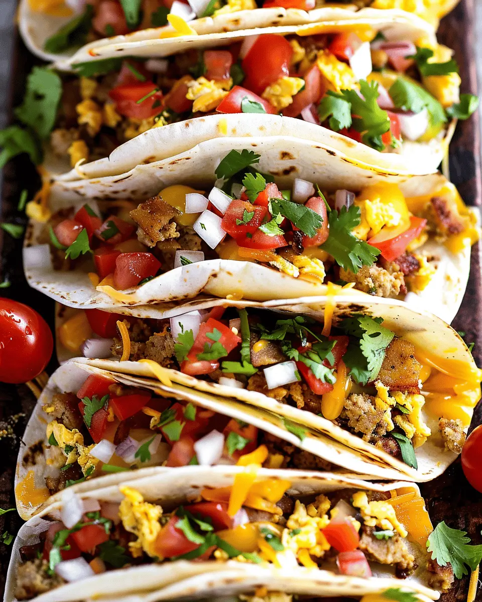 Breakfast Tacos: Easy Recipes with Turkey Bacon and Chicken Ham