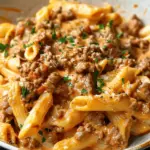 High Protein Creamy Beef Pasta Recipe for Quick Weeknight Dinners