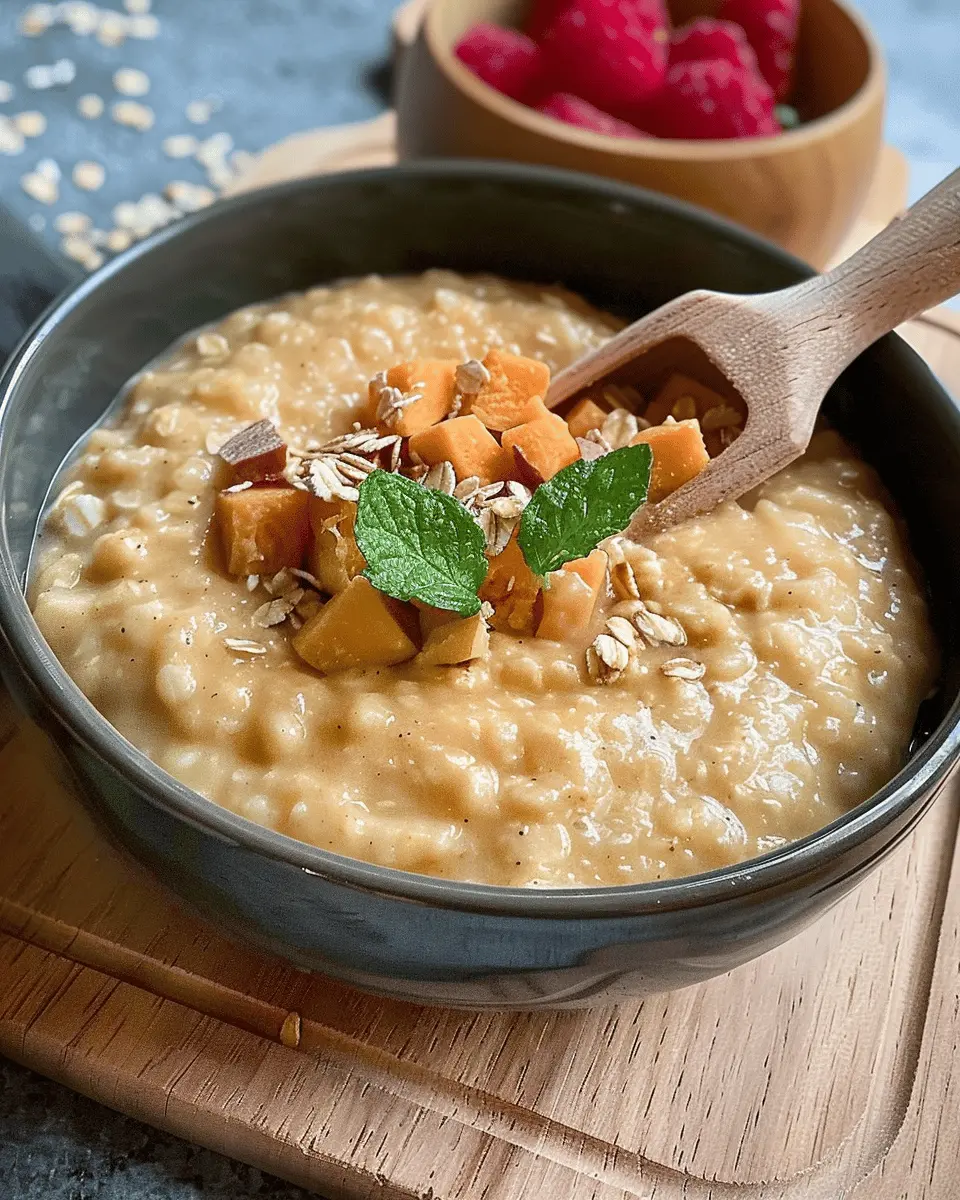 Sweet Potato Oats Porridge: Easy Comfort Food for Cozy Mornings