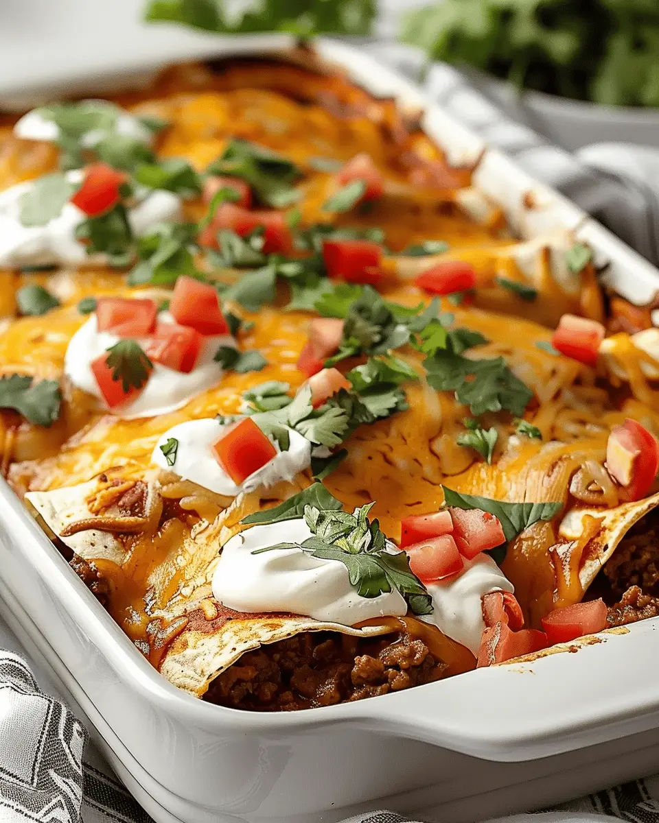 Easy Ground Beef Enchiladas: A Quick and Flavorful Family Favorite