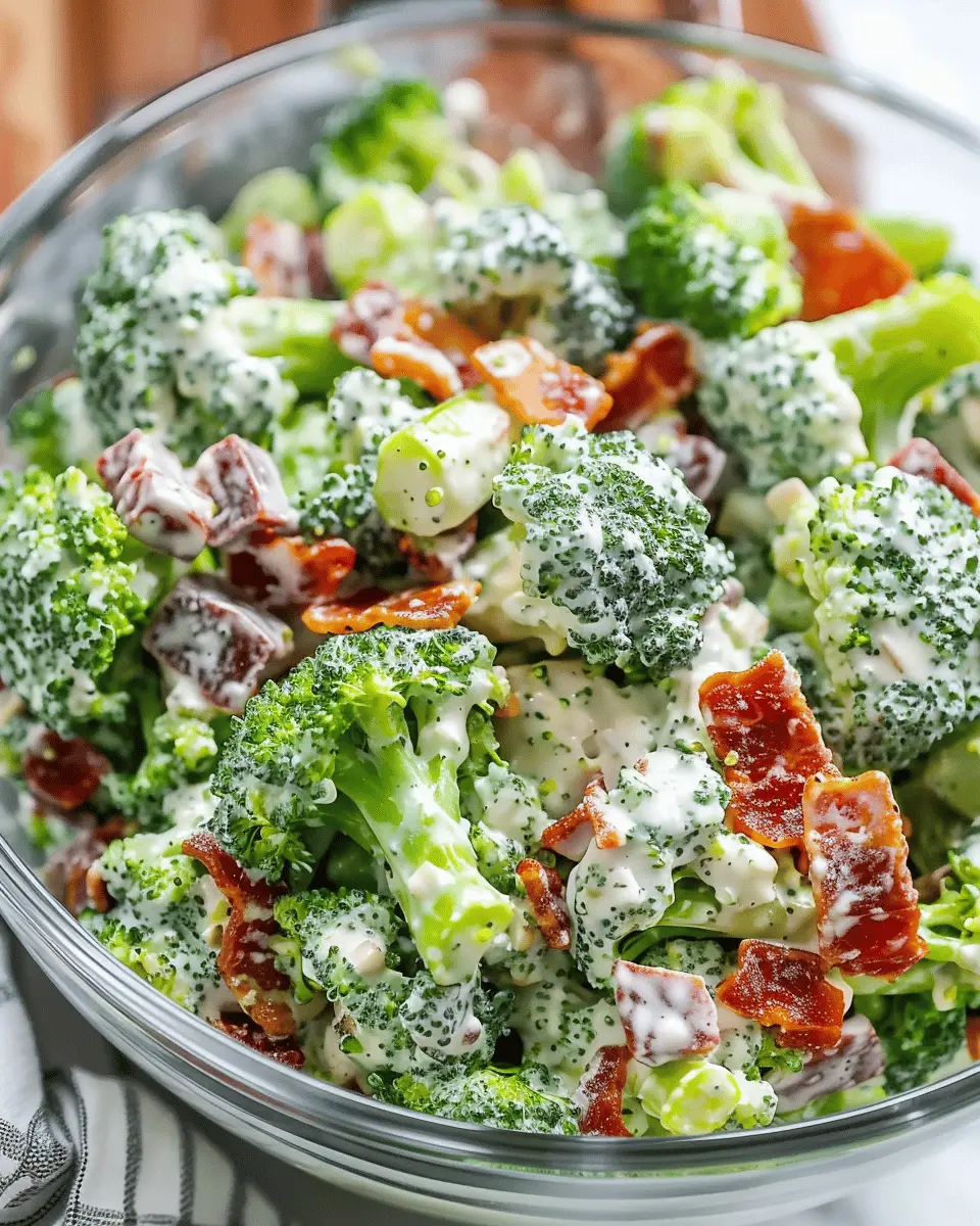 Quick Broccoli Ranch Salad: Easy, Delicious, and Turkey Bacon Friendly
