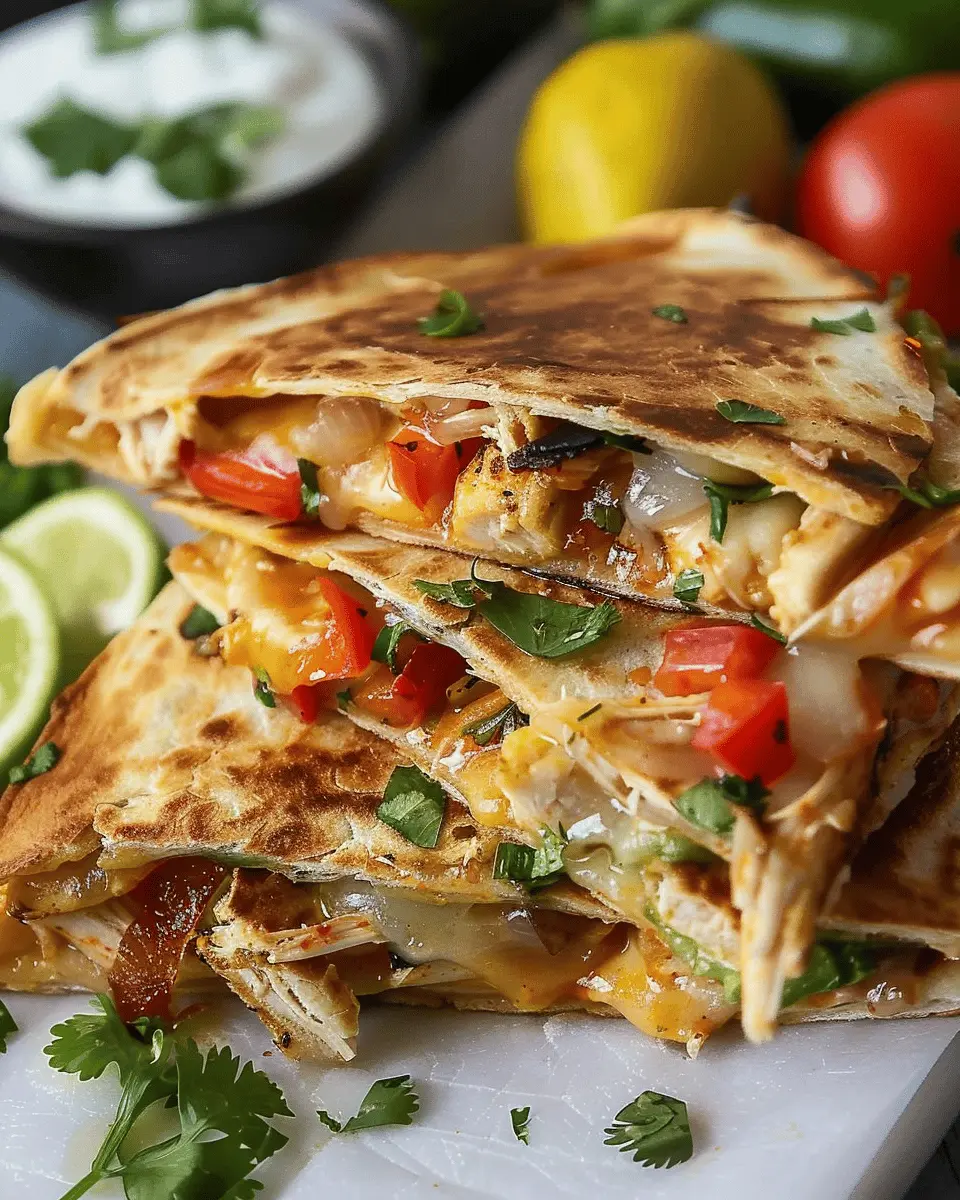 Best Ever Chicken Quesadillas: Easy, Cheesy Delight for All