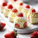 White Chocolate Desserts With Strawberries
