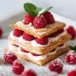 Raspberry Mille-Feuille Cookies