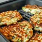 Ninja Foodi Woodfire Zucchini Fritters
