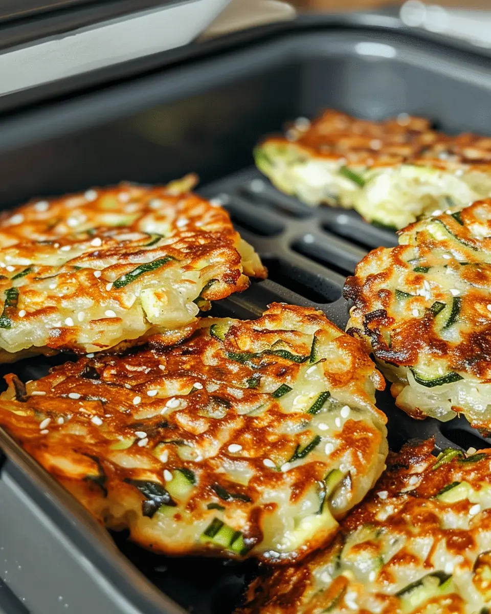 Ninja Foodi Woodfire Zucchini Fritters: Easy &amp; Flavorful Treats